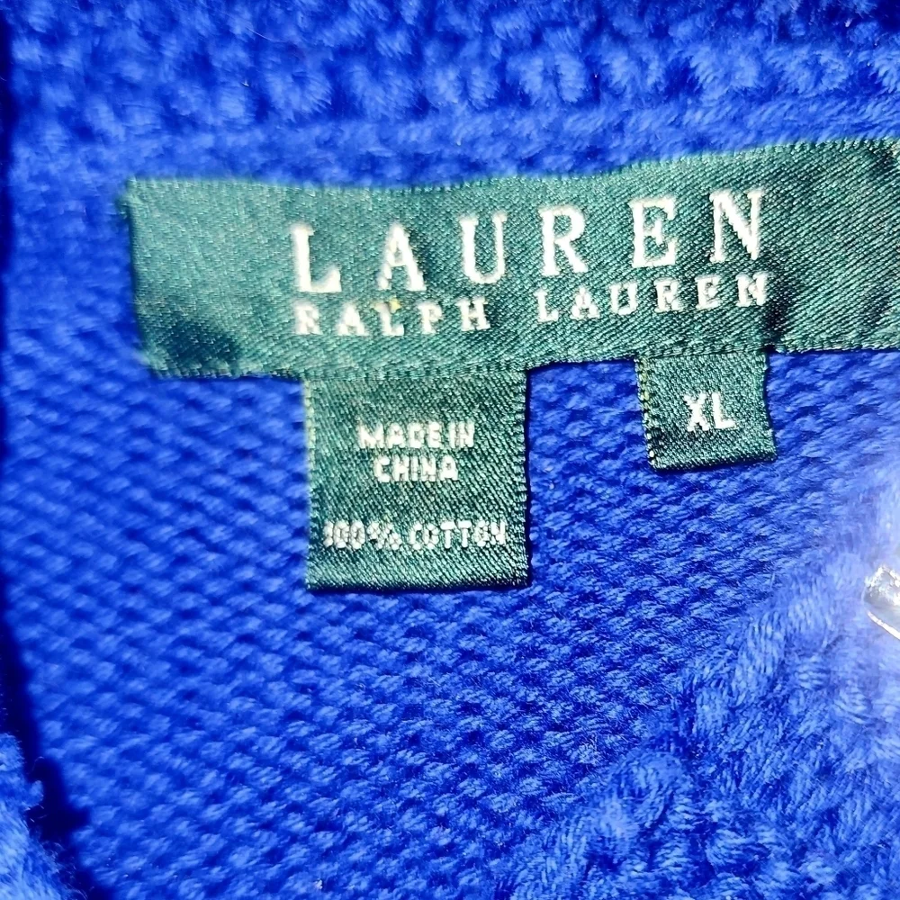 LAUREN RALPH LAUREN SHAWL NECK SWEATER